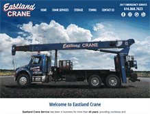 Tablet Screenshot of eastlandcrane.com